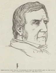 Feldmarschall Lord Raglan, Oberbefehlshaber der britischen Armee auf der Krim